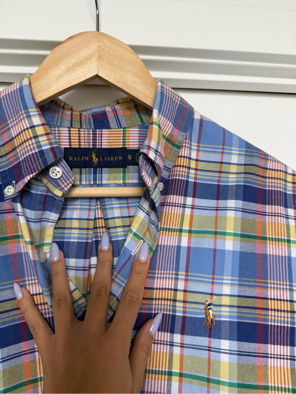 Ralph Lauren Classic Fit Multicolor Plaid Button-Down Shirt